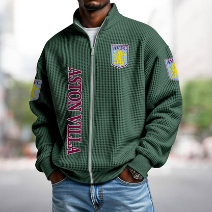 AVL x EPL Waffle Zip Up Sweatshirt 1911 DatND DVT