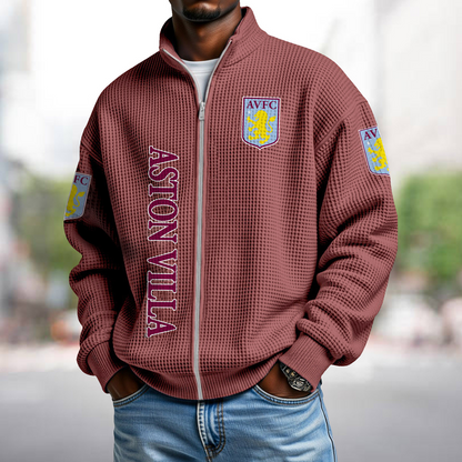 AVL x EPL Waffle Zip Up Sweatshirt 1911 DatND DVT