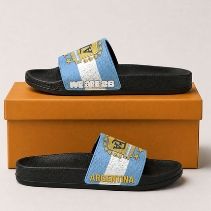 Argentina Premium WC26 National Team Slide Slippers 0406 DatND DVT