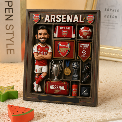 Personalized ARS Shaped Building Blocks- Premier League Champions NAK NMD Lazmi
