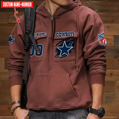 Athleworld DC NFL Graphic Pocket Hoodie DDT CTND