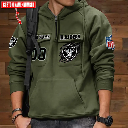 Athleworld LVR NFL Graphic Pocket Hoodie DDT CTND
