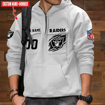 Athleworld LVR NFL Graphic Pocket Hoodie DDT CTND