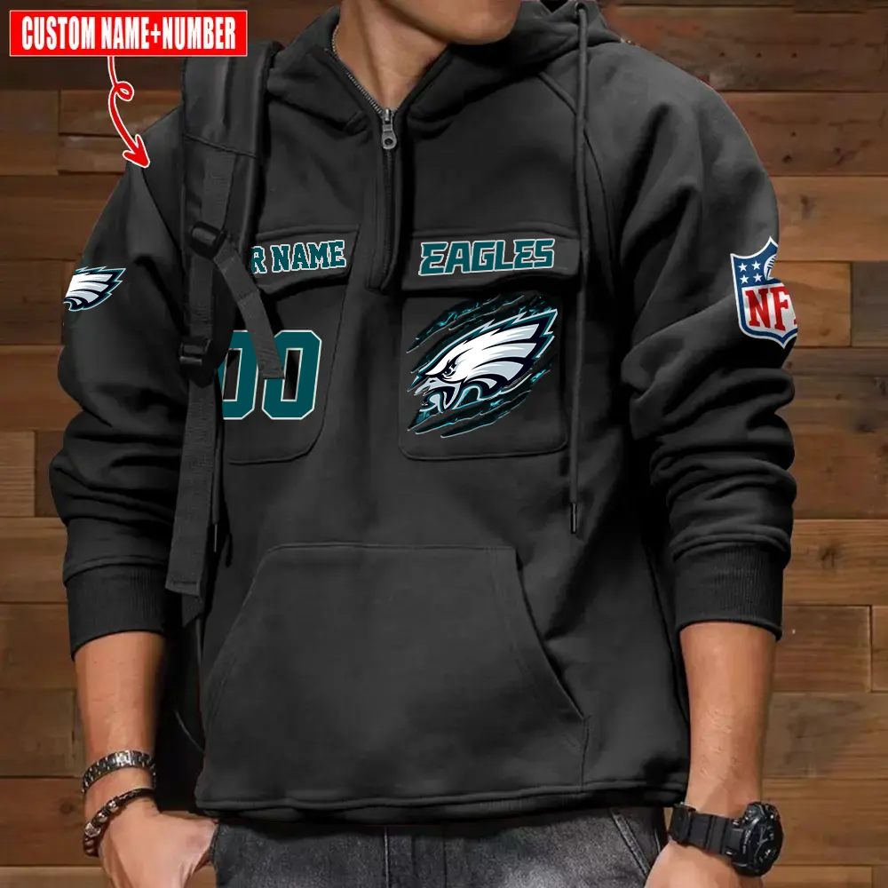 Athleworld PE NFL Graphic Pocket Hoodie DDT CTND