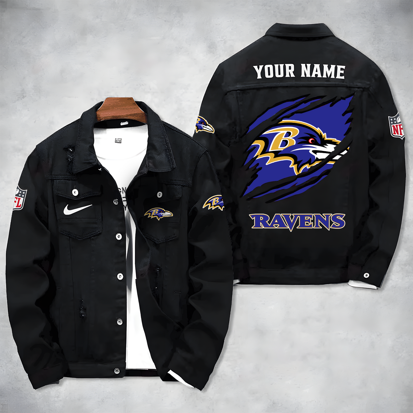 BAL X NFL Denim Jacket 0210 DatND ThuongNH