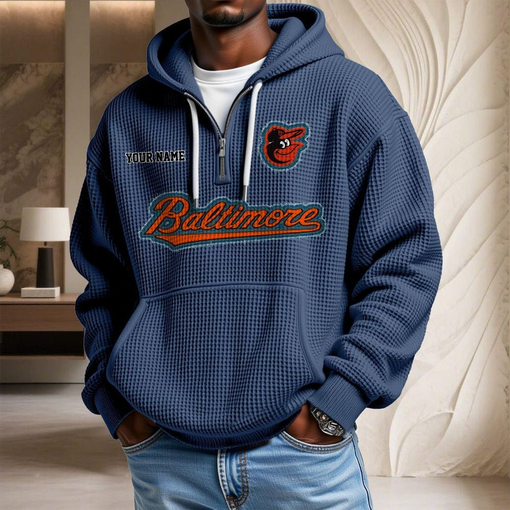 BAL x MLB Waffle Hoodie DATND TANTD