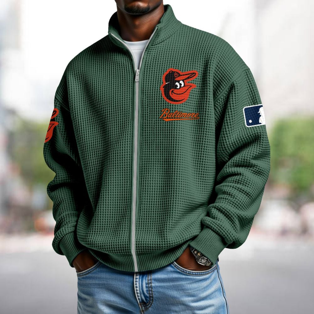 BAL x MLB Waffle Zip-Up Sweatshirt DatND DVT