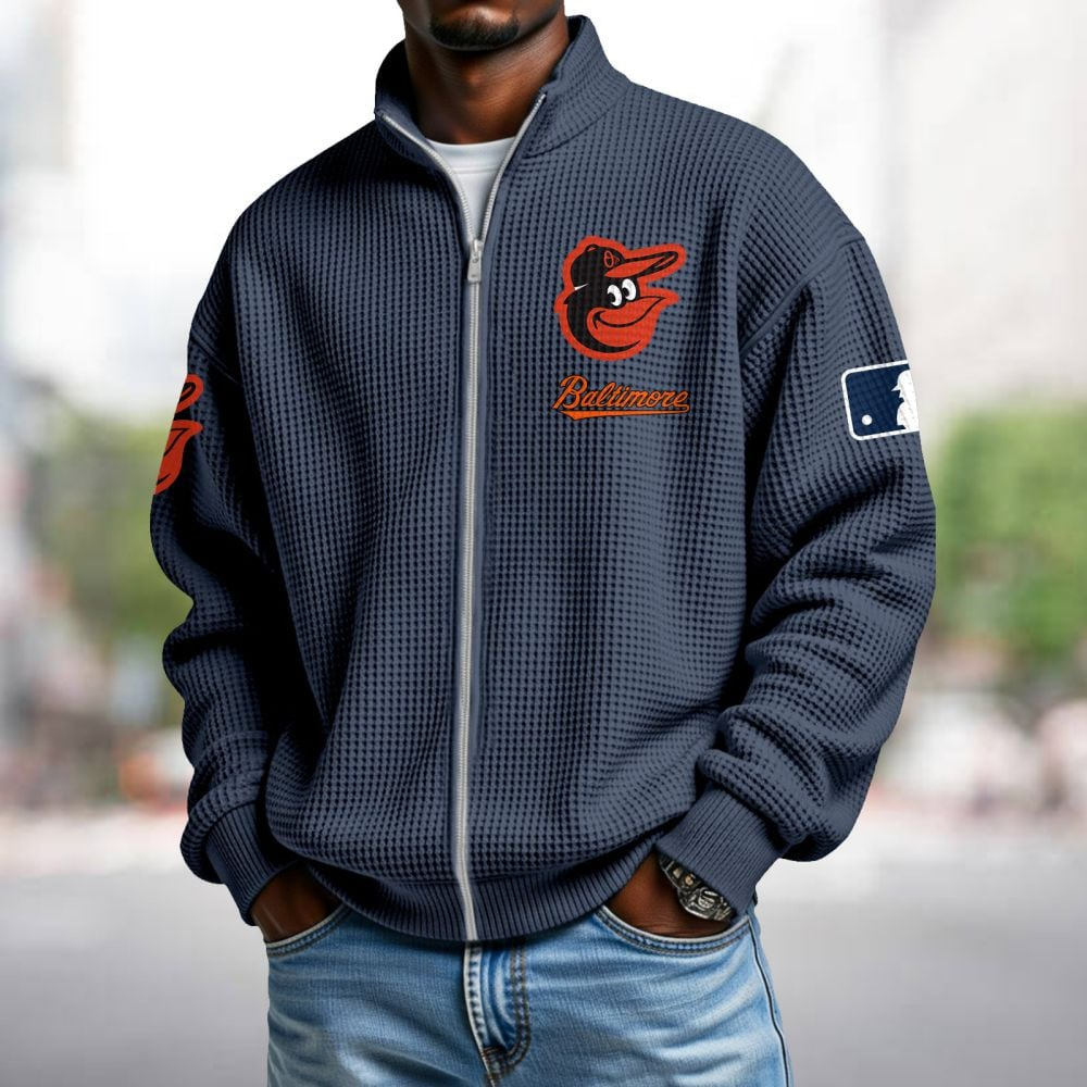 BAL x MLB Waffle Zip-Up Sweatshirt DatND DVT