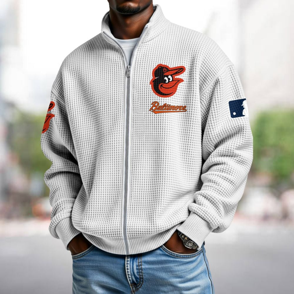 BAL x MLB Waffle Zip-Up Sweatshirt DatND DVT