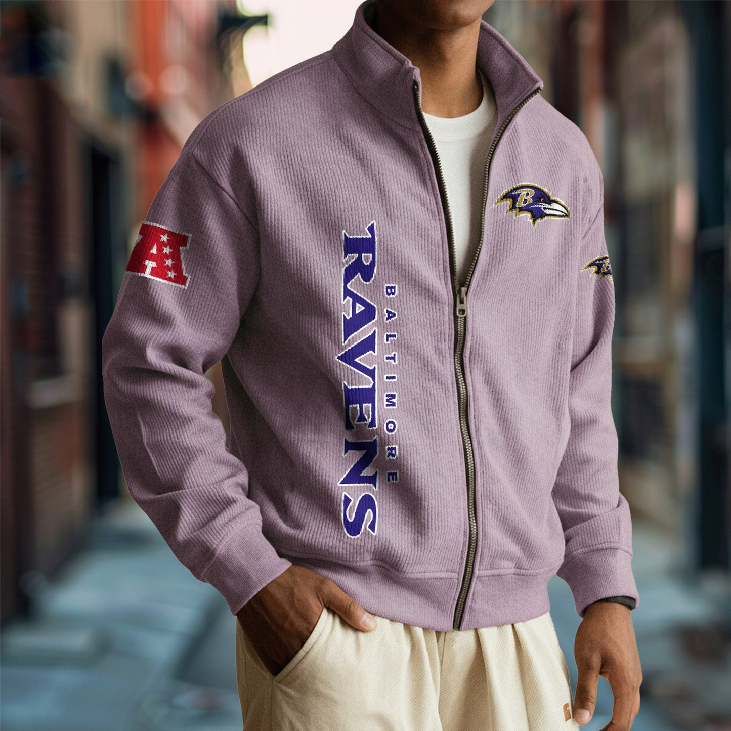 BAL x NFL Corduroy Zip-Up Jacket DatND DVT