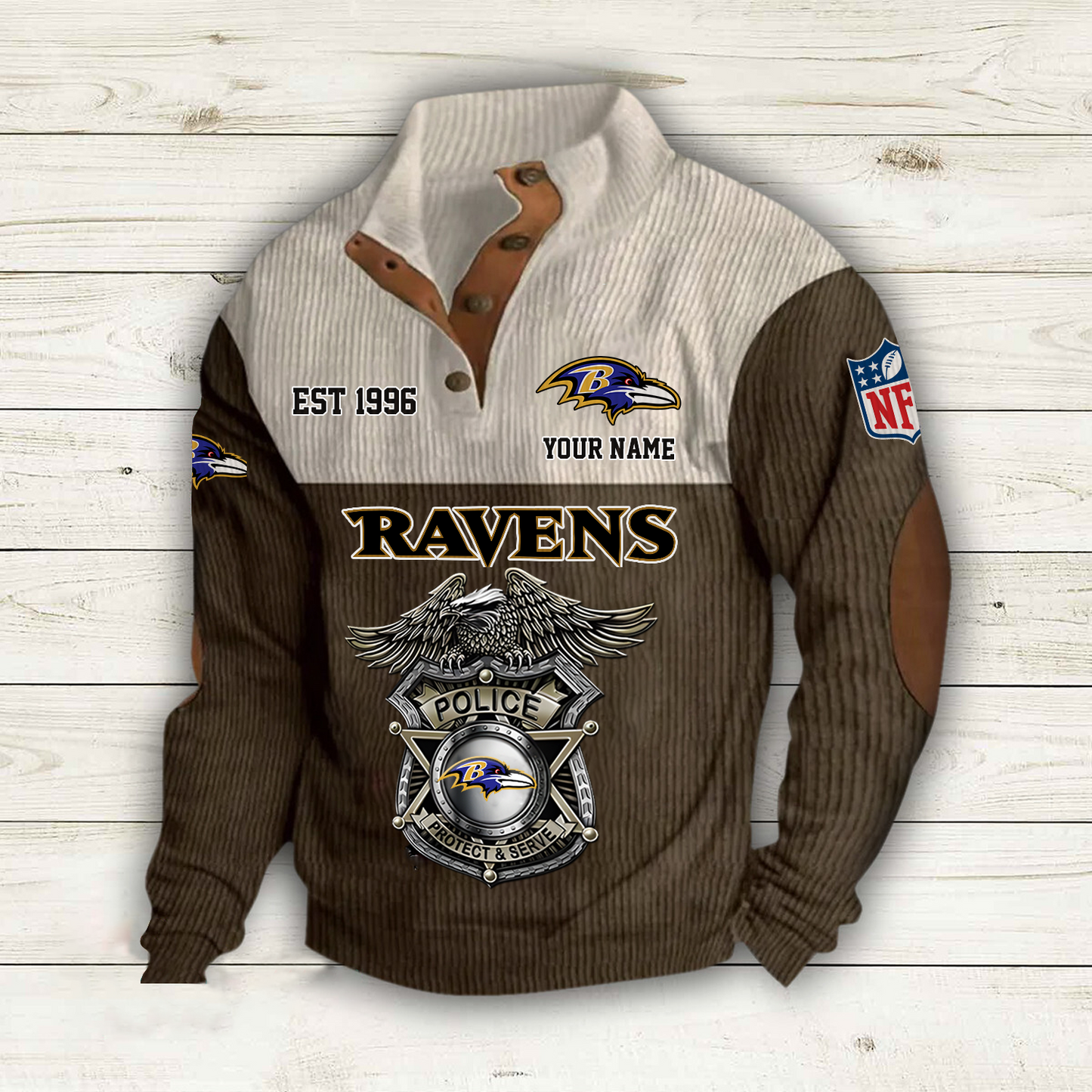 BAL x NFL Custom Name Sport Sweatshirt DatND DVT
