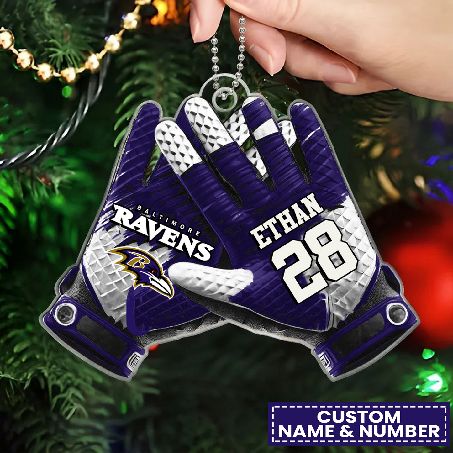 BAL x NFL Customized Christmas Acrylic Ornament DATND TANTD