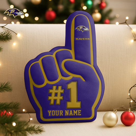 BAL x NFL Customized Shaped Pillow Christmas DATND TANTD