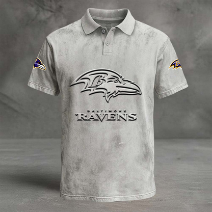 BAL x NFL Embossed Polo Shirt DATND TANTD