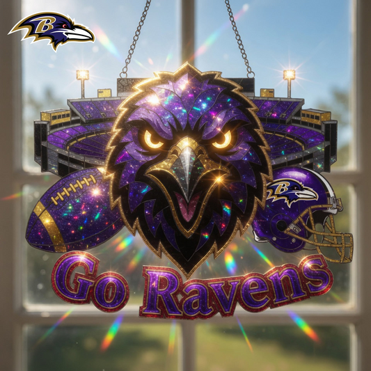 BAL x NFL Game Day Suncatcher