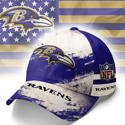 BAL x NFL Grunge Style Team Premium Cap 0207