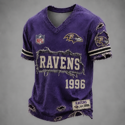 BAL x NFL LUXURY V-Neck T-Shirt 3005 DatND DVT