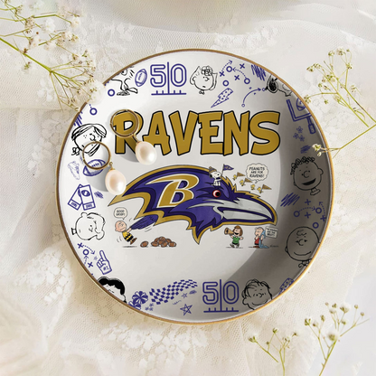 BAL x NFL Premium NFL Snoopy Jewelry Dish 0406 DatND DVT