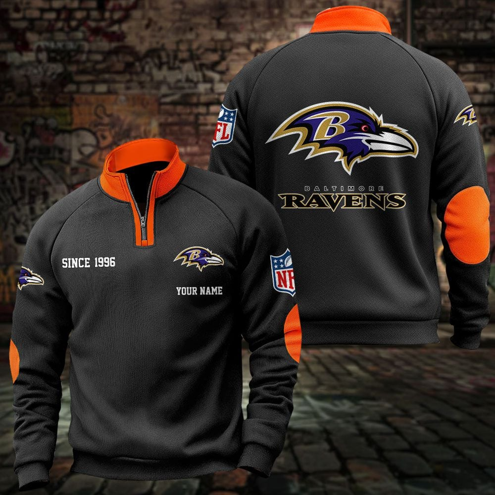 BAL x NFL Sweatshirts Quarter Collared Sweatshirt Pullover DatND DVT