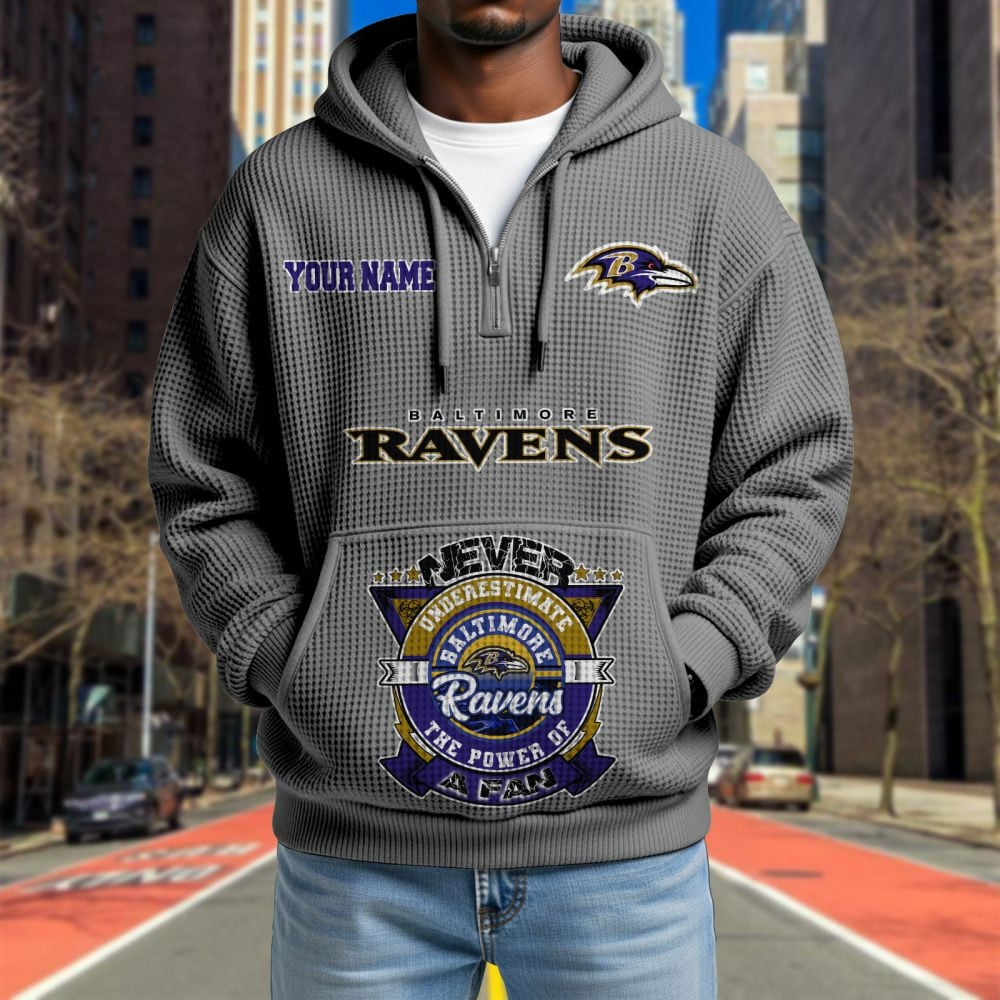 BAL x NFL Waffle Hoodie DATND TANTD