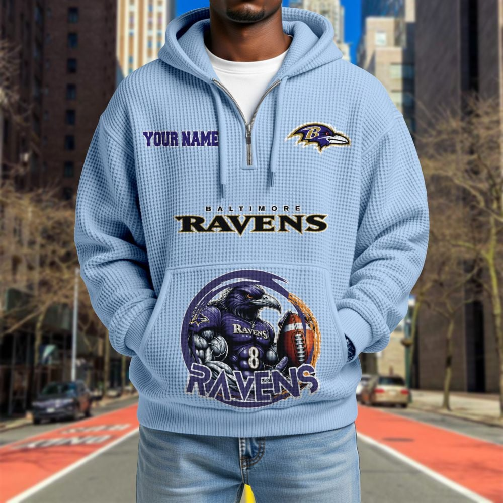 BAL x NFL Waffle Hoodie DATND TANTD