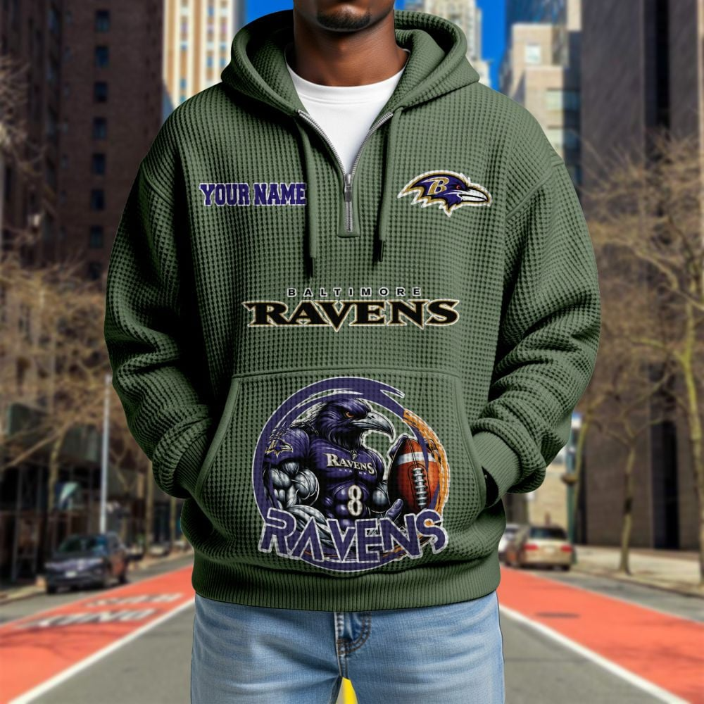 BAL x NFL Waffle Hoodie DATND TANTD