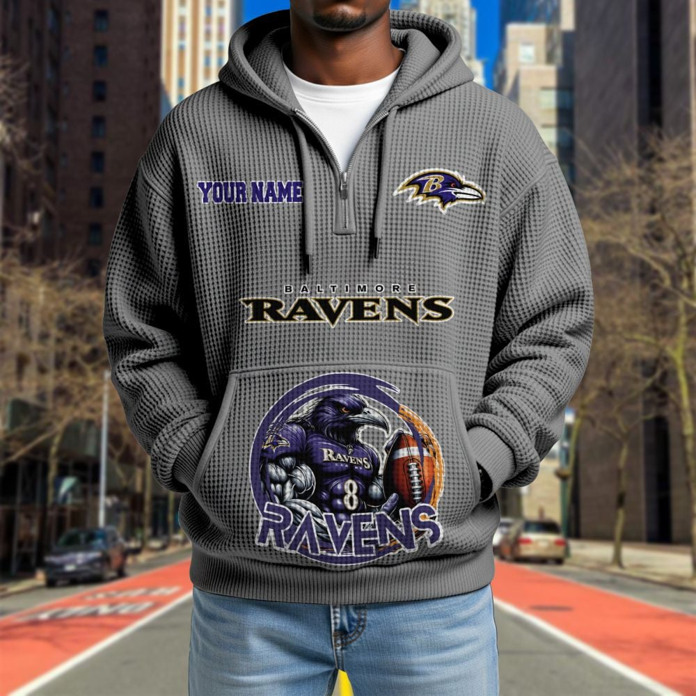 BAL x NFL Waffle Hoodie DATND TANTD