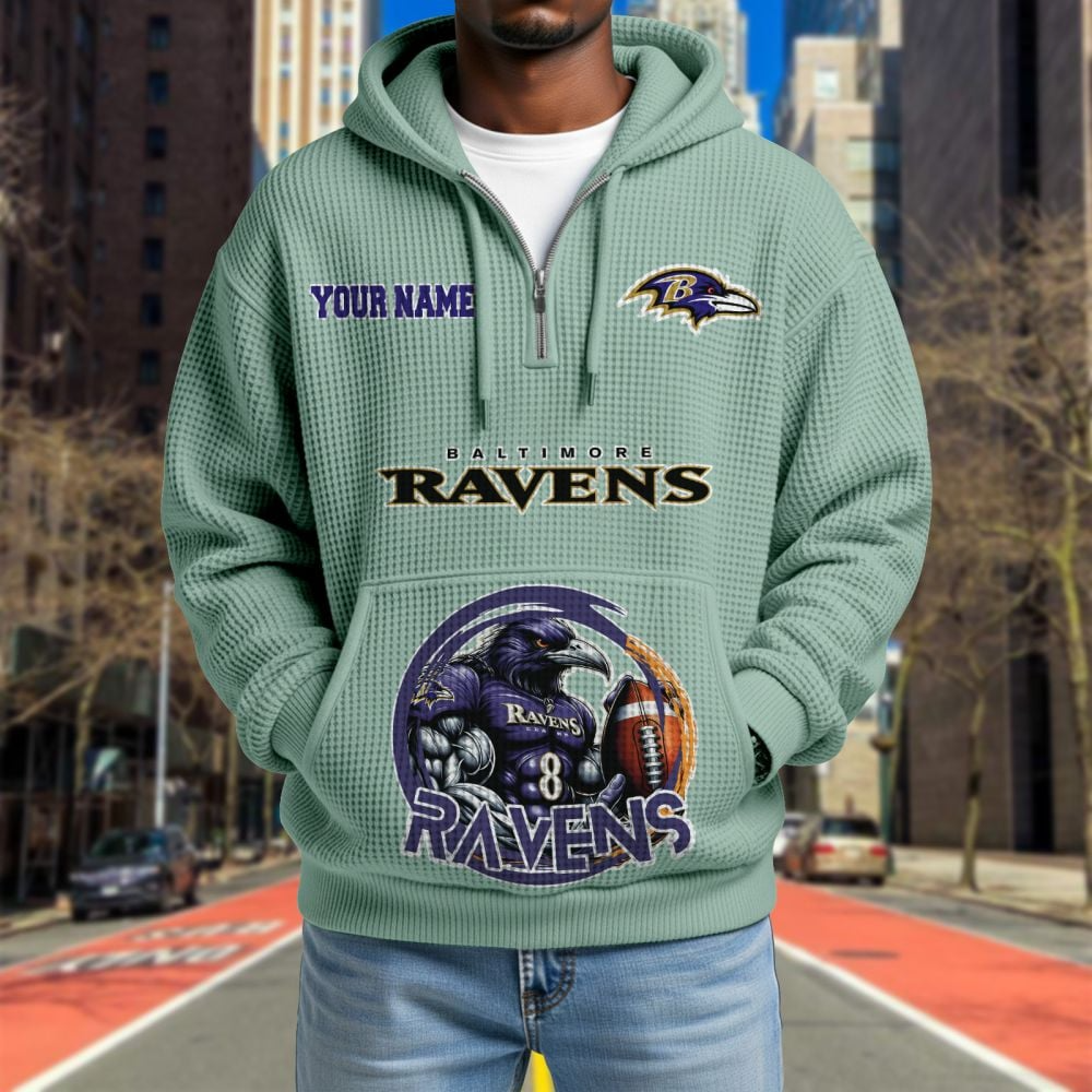 BAL x NFL Waffle Hoodie DATND TANTD