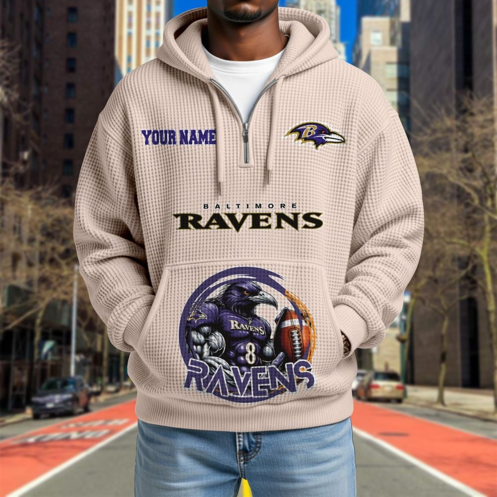 BAL x NFL Waffle Hoodie DATND TANTD