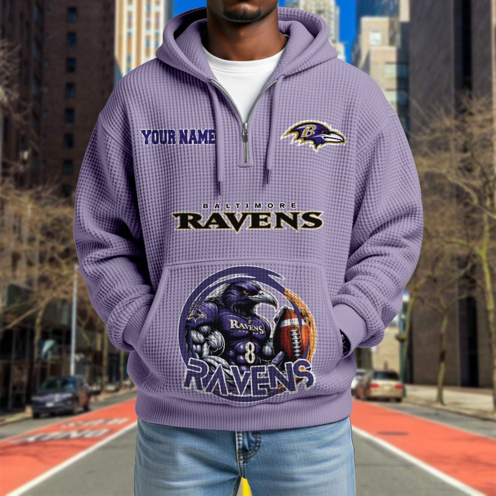 BAL x NFL Waffle Hoodie DATND TANTD