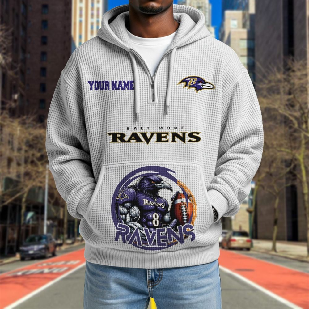 BAL x NFL Waffle Hoodie DATND TANTD