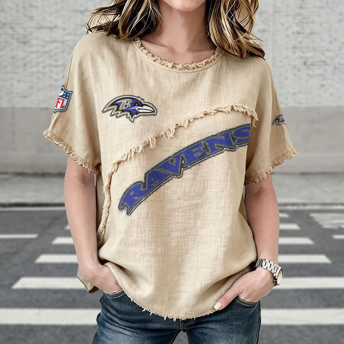 BAL x NFL Womenƒ??s Vintage O-Neck 2905 DatND DVT