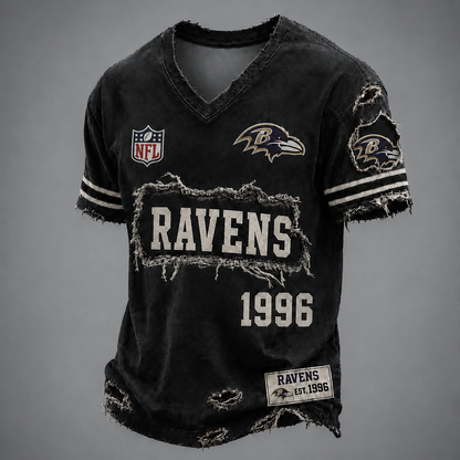 BAL x NFL LUXURY V-Neck T-Shirt 3005 DatND DVT