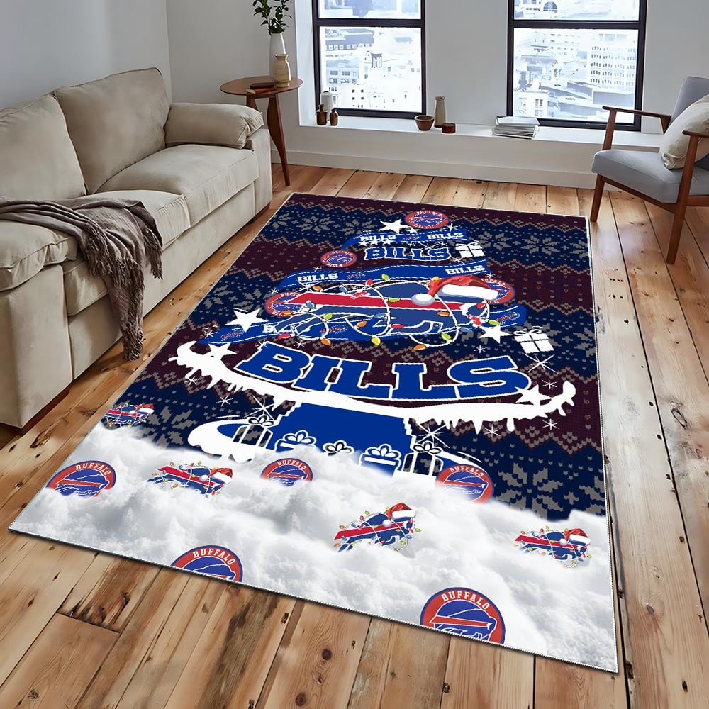 BB NFL Chrismas Carpet Rug DDT NTL