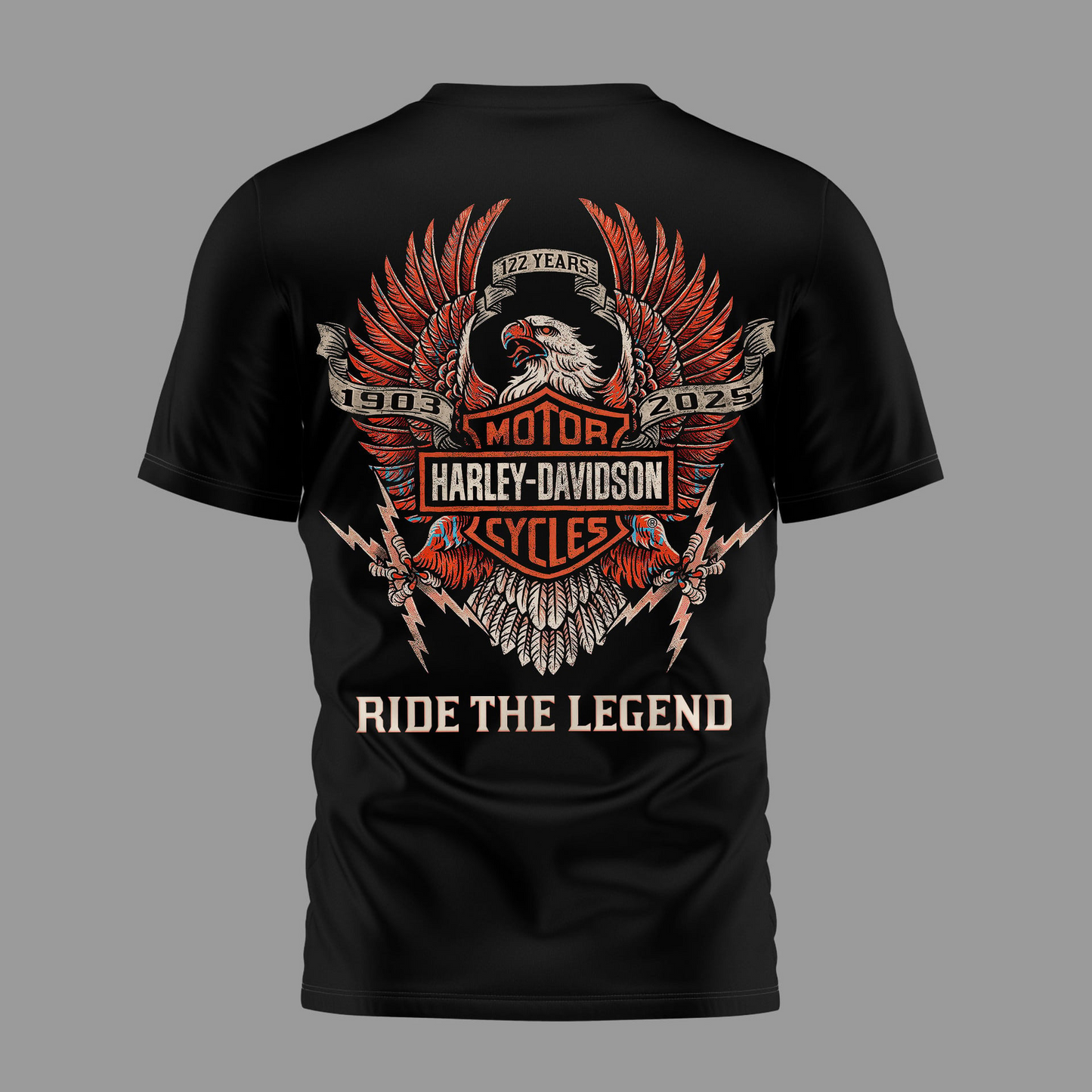 BB Premium NFL 122 Year Motorcycle 3D Shirt DDT NTL