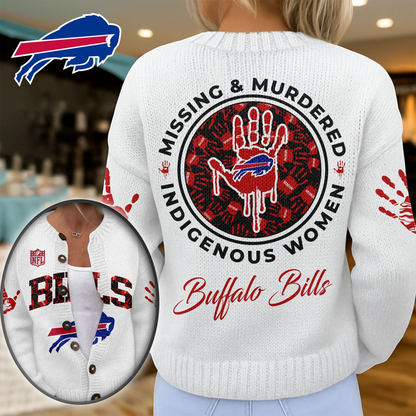 BB Premium NFL Cozy Knit Cardigan DDT NTL
