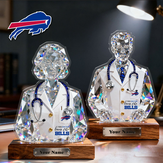 BB Premium NFL Doctor Crystal Style Desktop Ornament DDT 101125 HLPHUONG