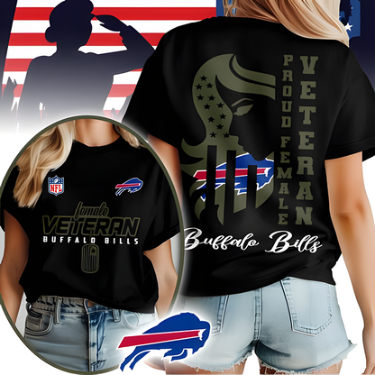 BB Premium NFL Female Veteran 3D Shirt DDT HLPHUONG