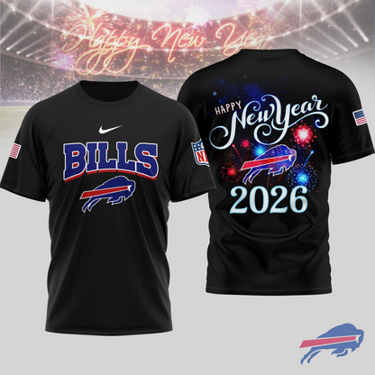 BB Premium NFL Happy New Year 2026 3D Shirt DDT 291125 NTL 1