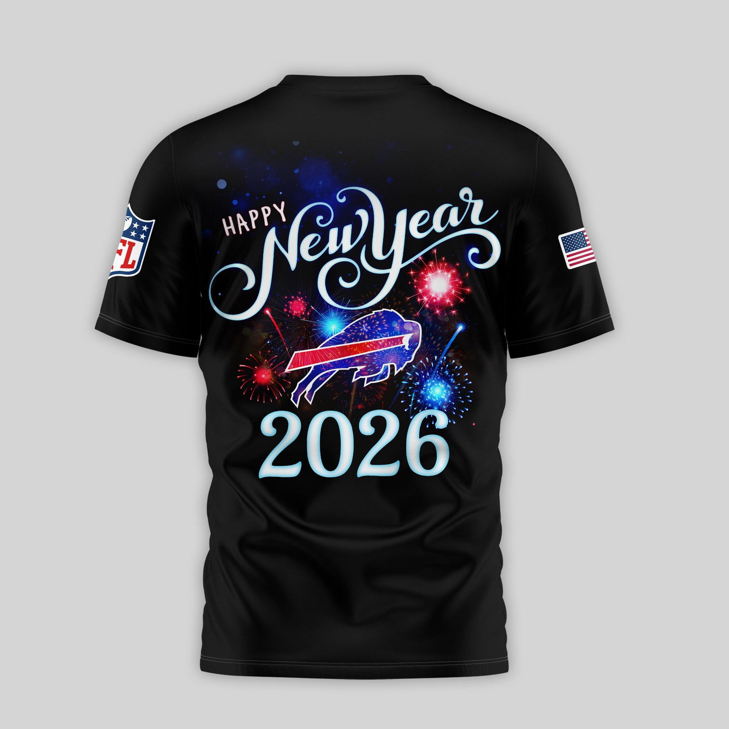 BB Premium NFL Happy New Year 2026 3D Shirt DDT 291125 NTL 1