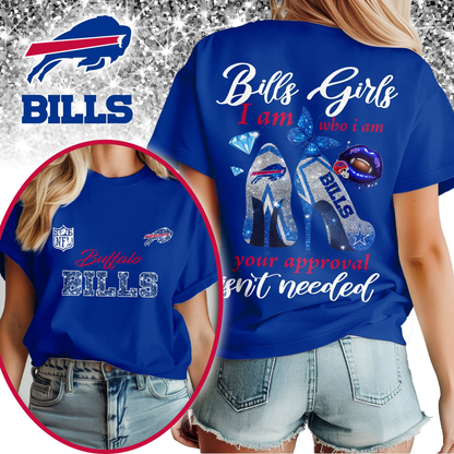 BB Premium NFL I Am Who I Am Glitter 3D Apparel DDT NTL