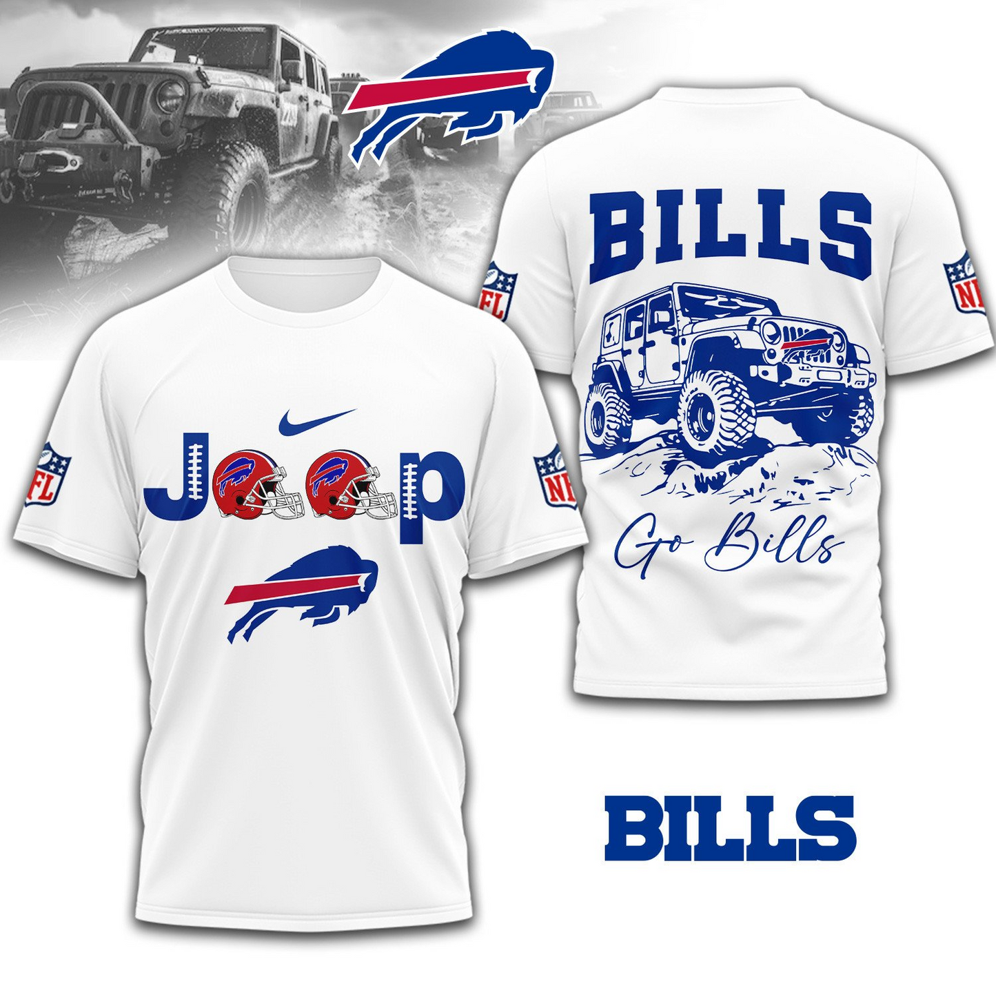 BB Premium NFL Jeep 3D Shirt DDT 101125 NTL