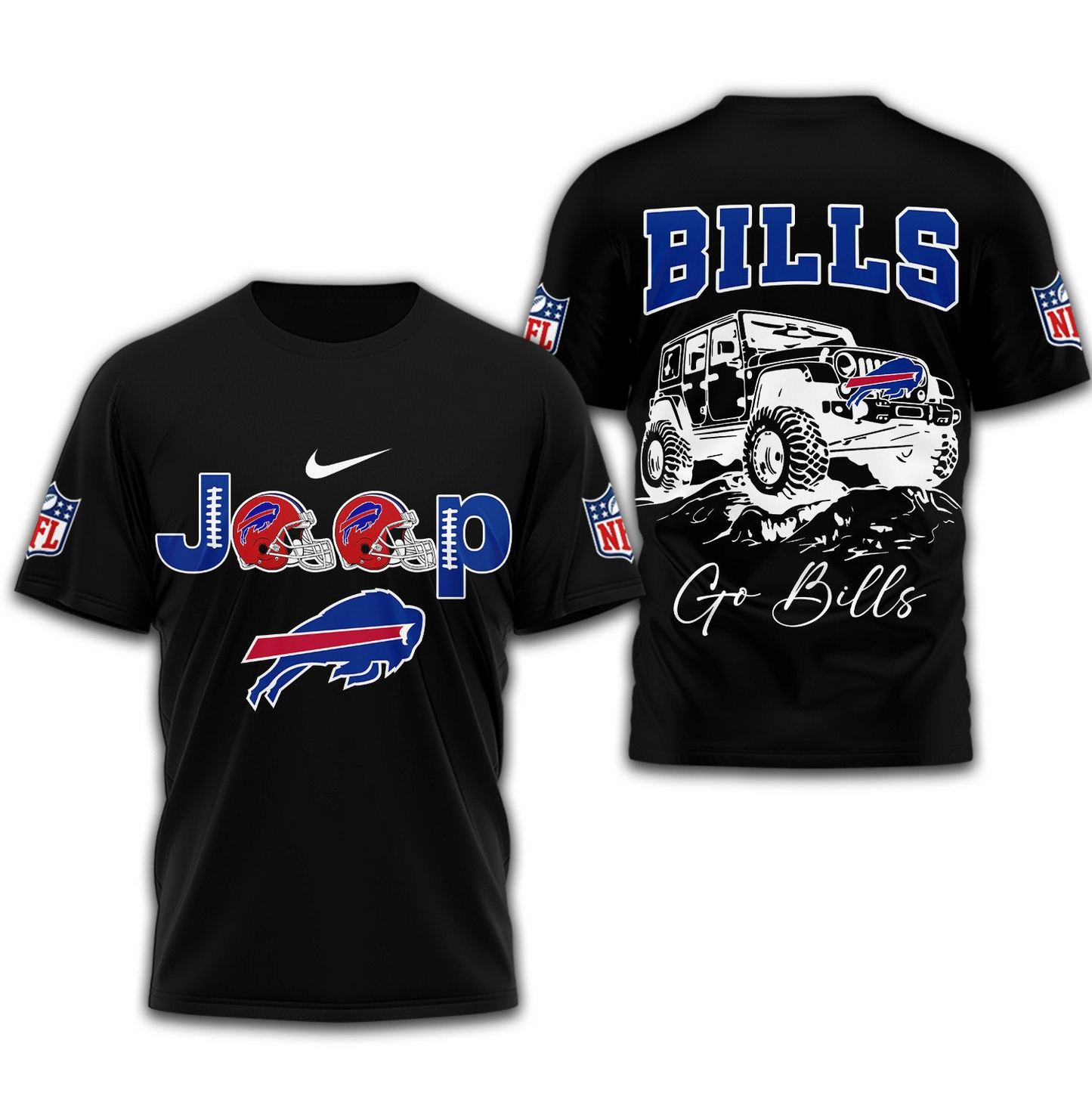 BB Premium NFL Jeep 3D Shirt DDT 101125 NTL