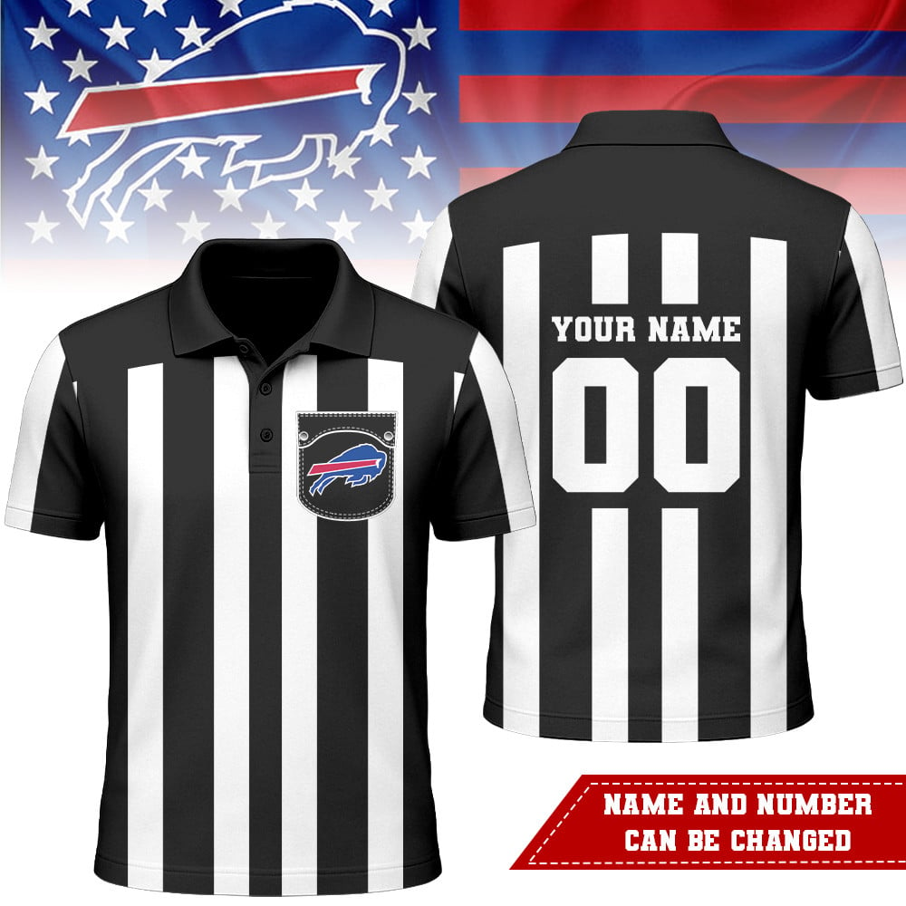 BB Premium NFL Referees 3D Polo Shirt DDT NTL