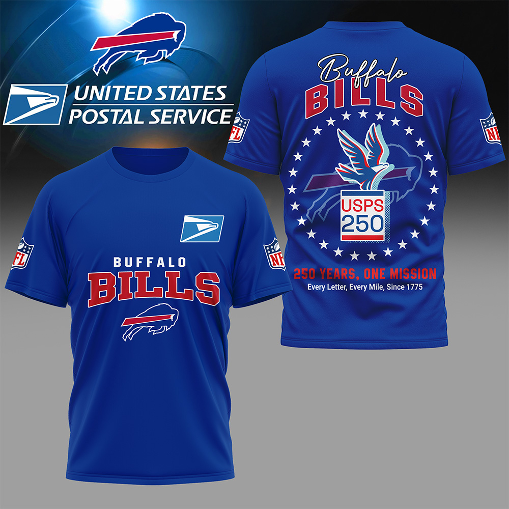 BB Premium NFL United States Postal Service 250th Anniversary 3D Shirt DDT CTND