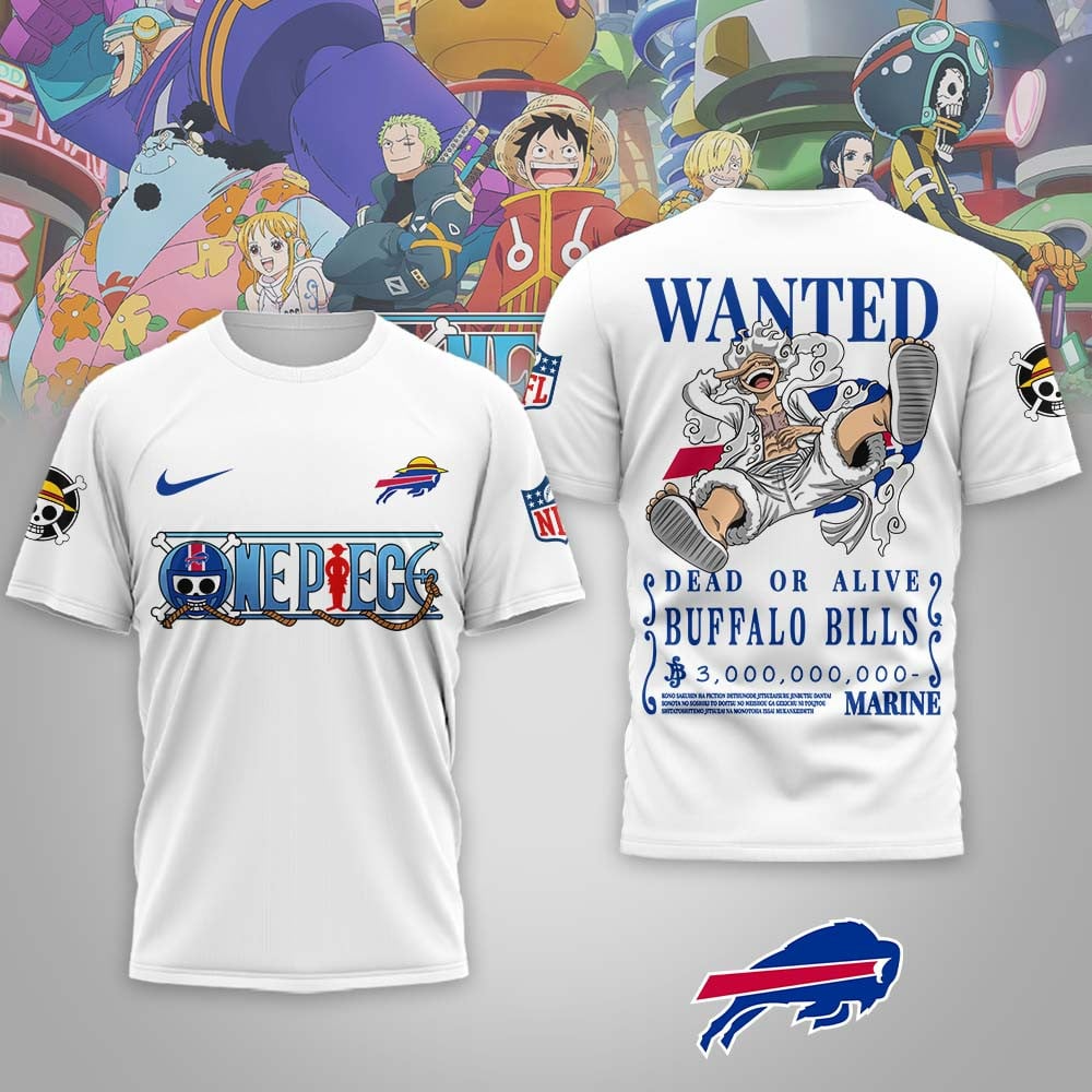 BB Premium NFL Wanted Monkey D Luffy 3D Shirt DDT NTL