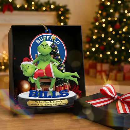 BB Premium NFL x Grinch Acrylic Ornament DDT NTL