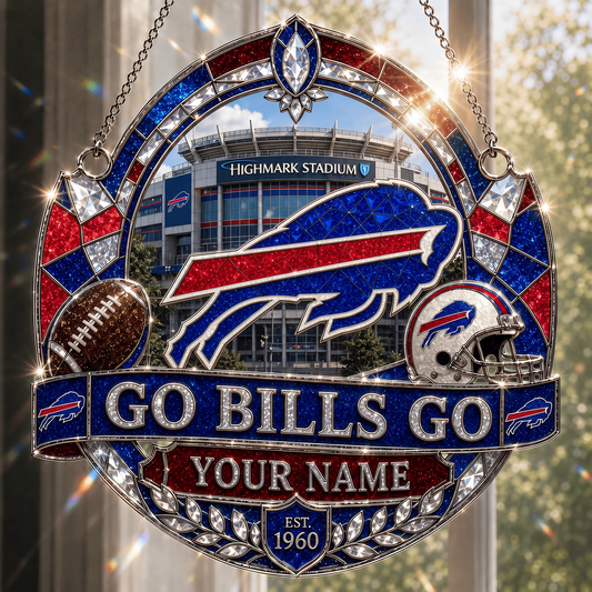 BB x NFL Premium Suncatcher Luxury Personalized Gift For Fan