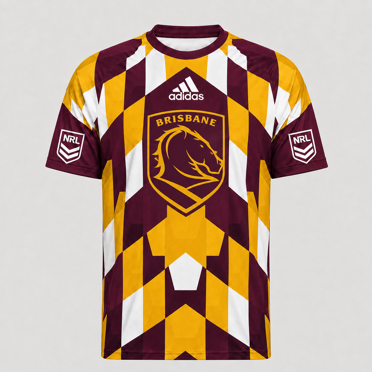 BB x NRL Premium Geometric Fan Performance T-Shirt