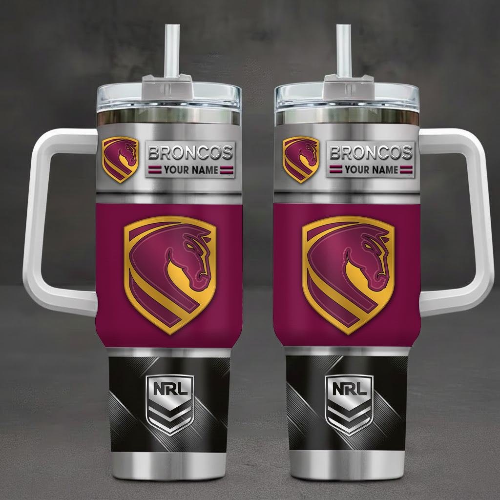 BB x NRL Stainless Steel Tumbler With Handle DDT NTL
